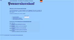 Desktop Screenshot of en.pommerndatenbank.de